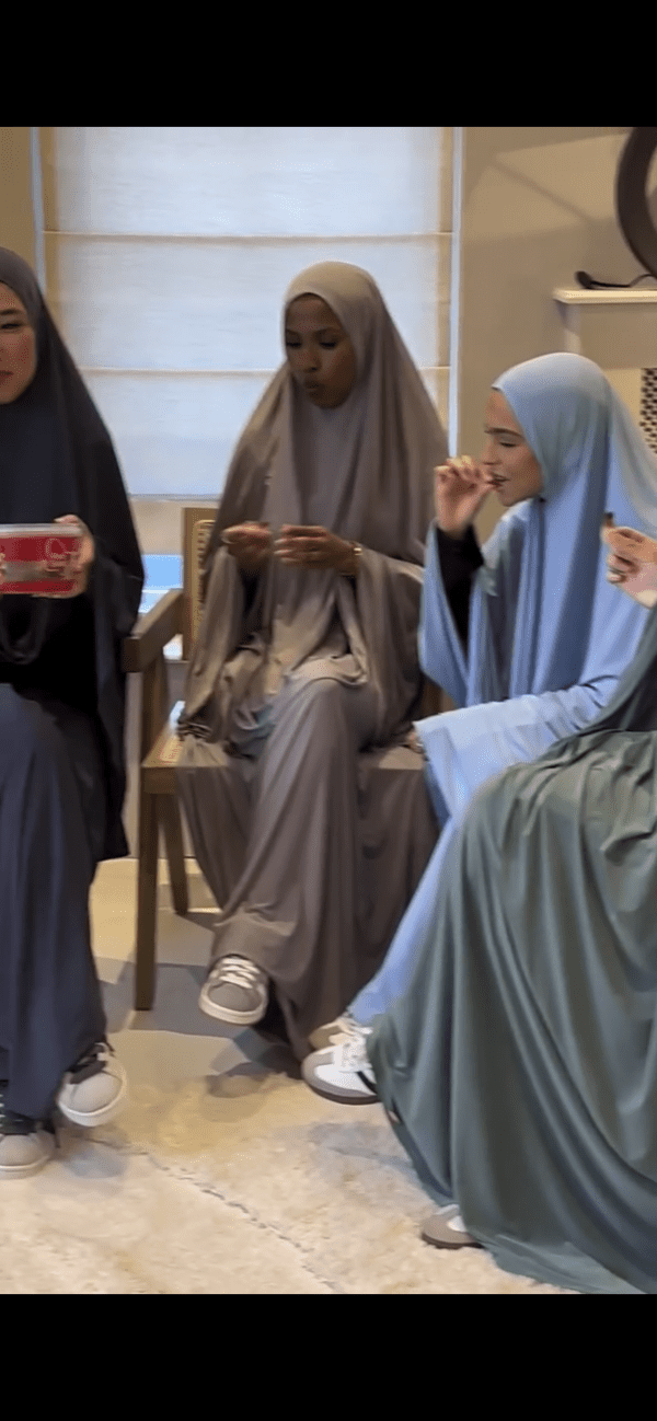 Ensemble khimar taupe