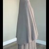Ensemble khimar taupe