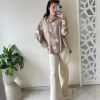 Chemise beige