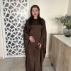 Robe  Sahila marron
