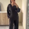 Ensemble cache coeur noir