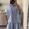 Ensemble Sandra bleu