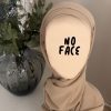 Hijab préformé sable