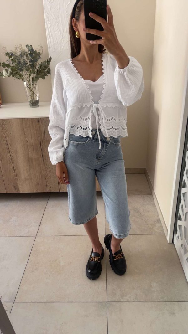 Bermuda en jeans