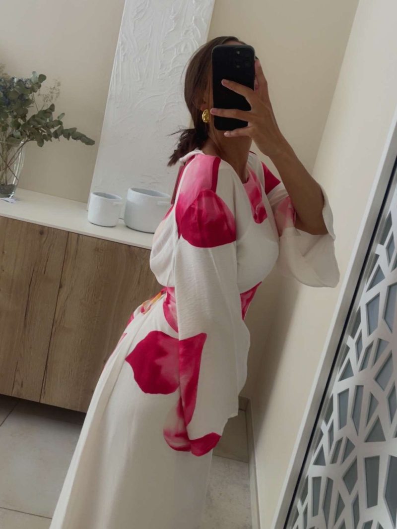 Robe Thaïs fushia