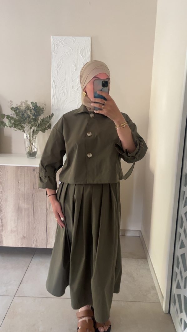 Hijab préformé sable