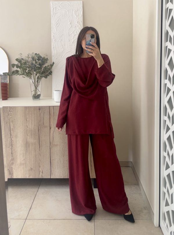 Ensemble Milly bordeaux