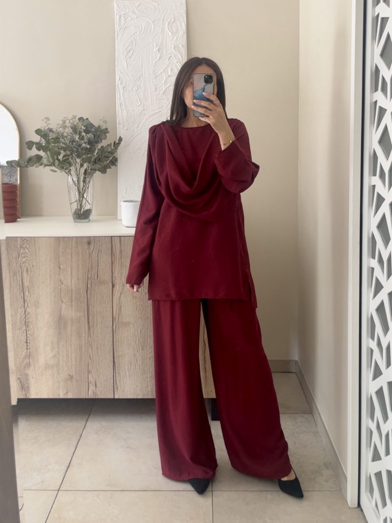 Ensemble Milly bordeaux