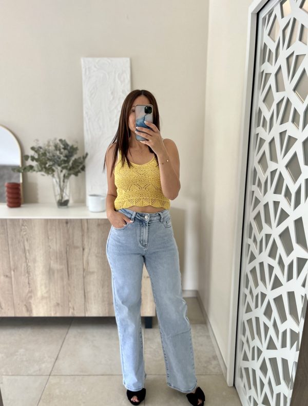 img_4720 Top en crochet jaune