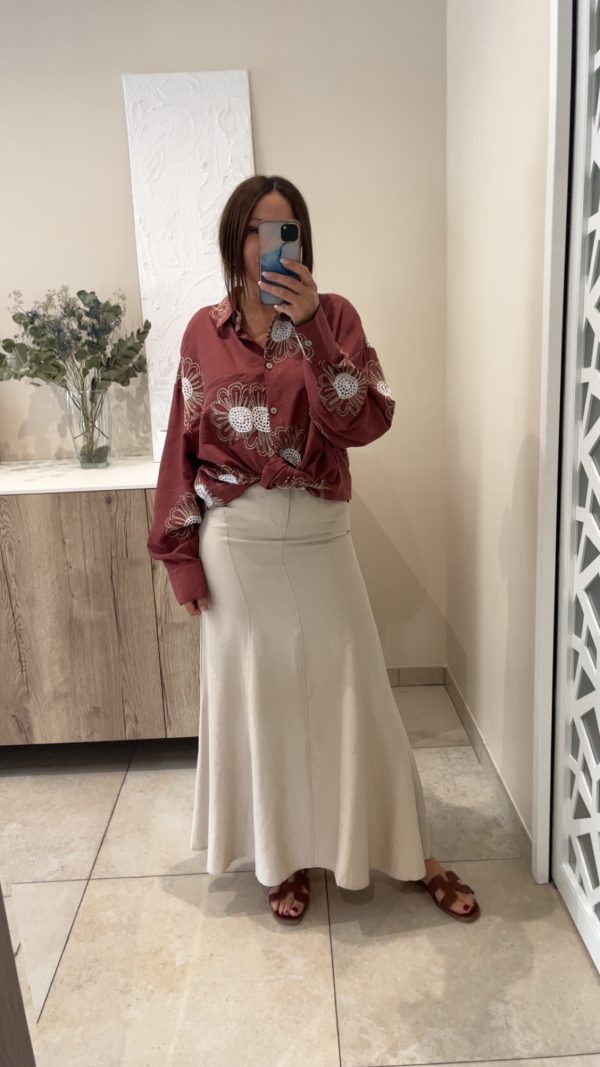 Jupe Nesma beige