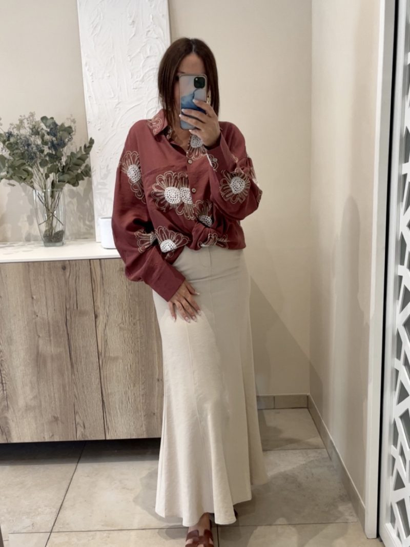 Jupe Nesma beige