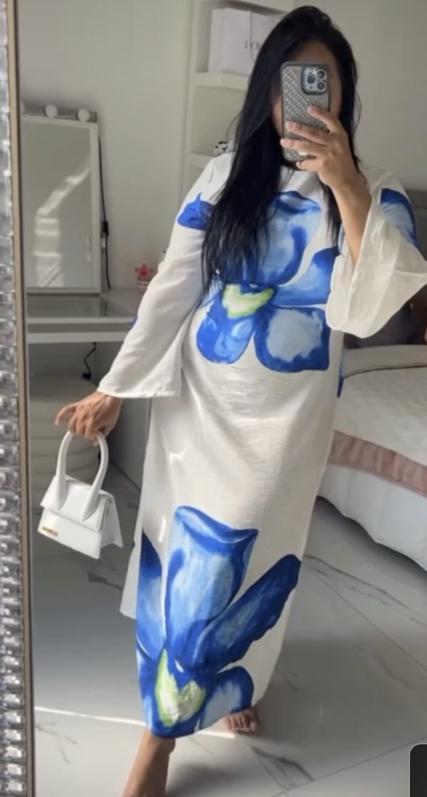 screenshot-14 Robe Thaïs bleu