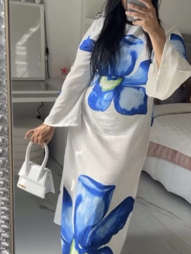 Robe Thaïs bleu