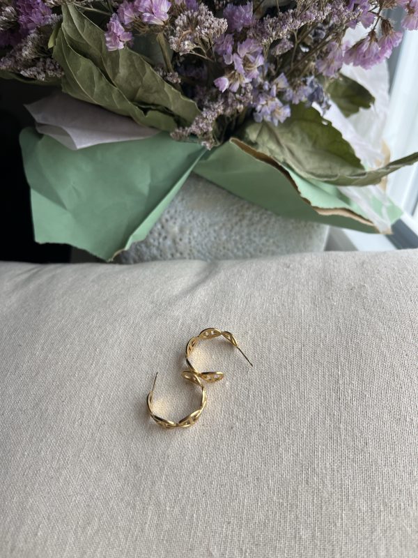 Boucles Créoles Maille marine Monaco