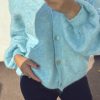 7f49ab51-cc5d-451d-b72c-e8898ee663f2 Gilet cardigan bleu