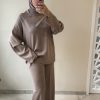 Ensemble loungewear beige
