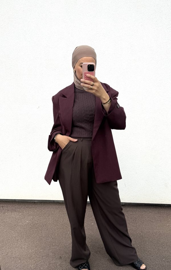 Pantalon Taly marron