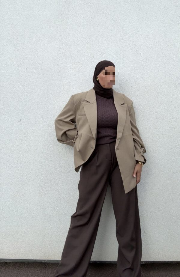 Pantalon Taly marron