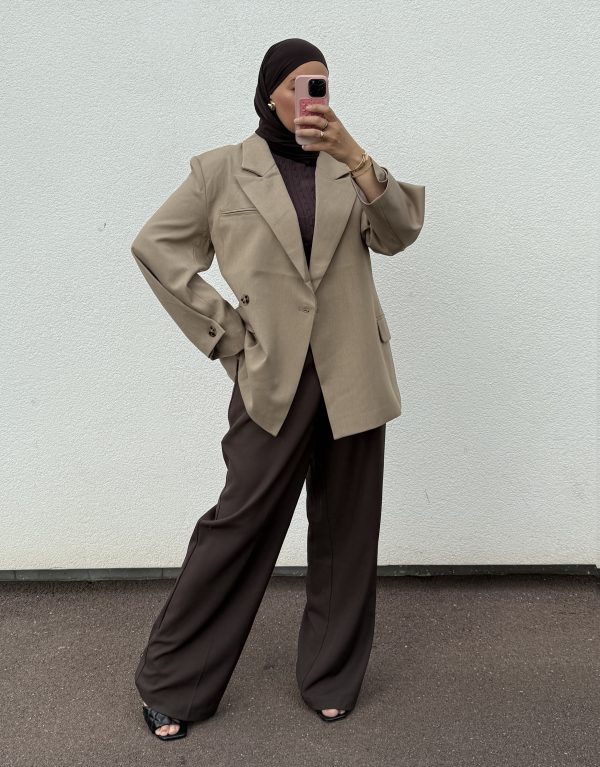 Pantalon Taly marron