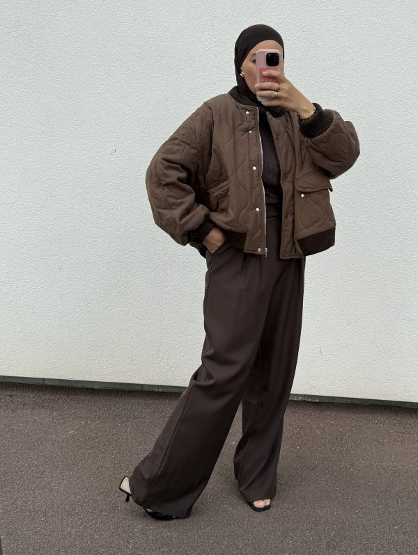 Pantalon Taly marron
