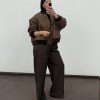 Pantalon Taly marron