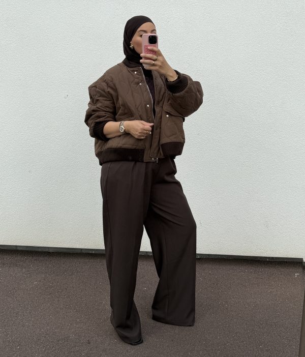 Pantalon Taly marron