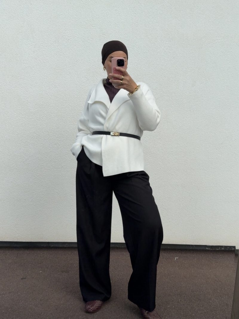 Cardigan blanc