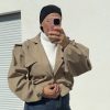 cjukmvnuyxbjagf0lzezlju4ljeumcaoavbob25lmtcsmtsgau9tide4ljyumjsgz3ppcckgag-9 Veste courte taupe