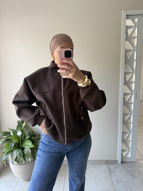 img_2427-2 Bombers oversize marron