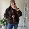 img_2430 Bombers oversize marron