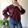 Chemise Astral bordeaux
