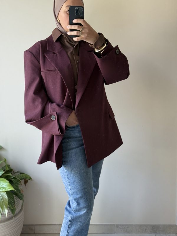 Blazer Jacky bordeaux