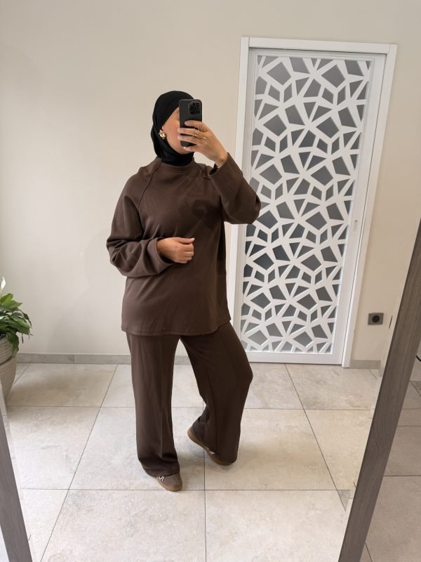 Ensemble loungewear chocolat