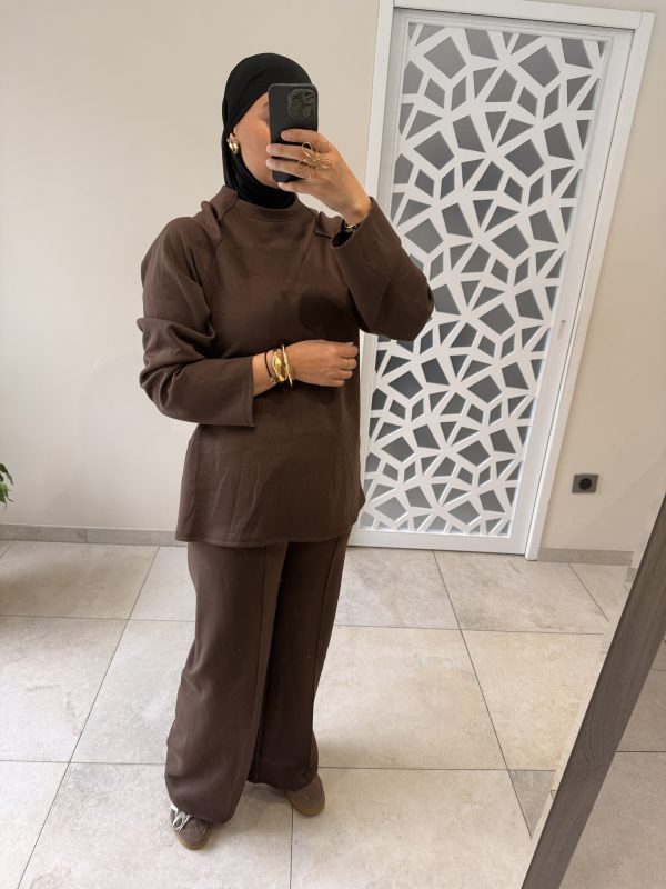 Ensemble loungewear chocolat