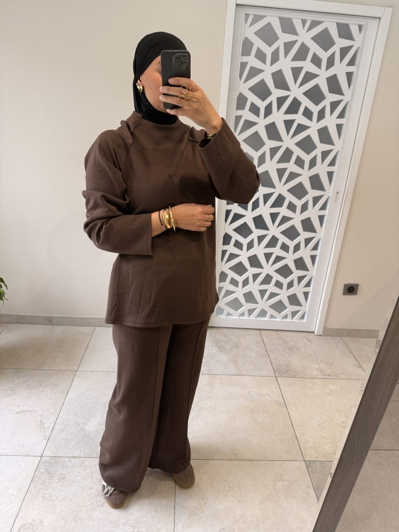 Ensemble loungewear chocolat