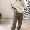 bombers oversize beige