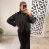img_5222 Veste col velours noire