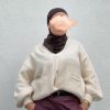 Gilet cardigan taupe