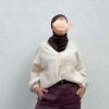 Gilet cardigan taupe