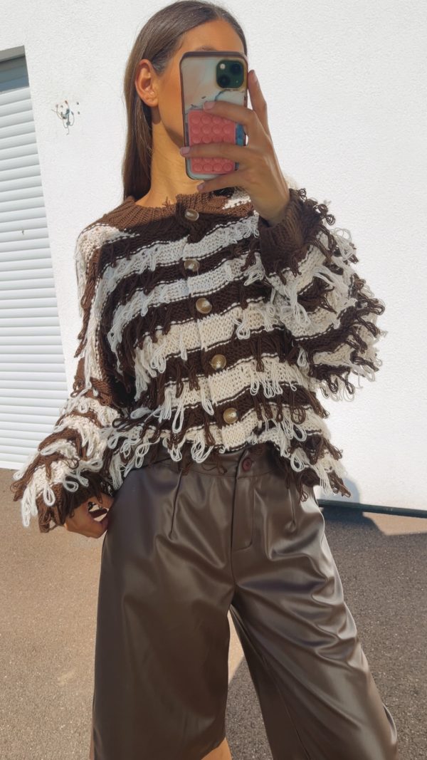 Cardigan marron