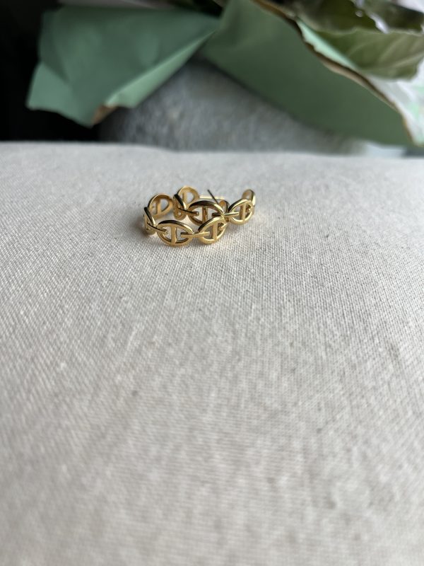 Boucles Créoles Maille marine Monaco