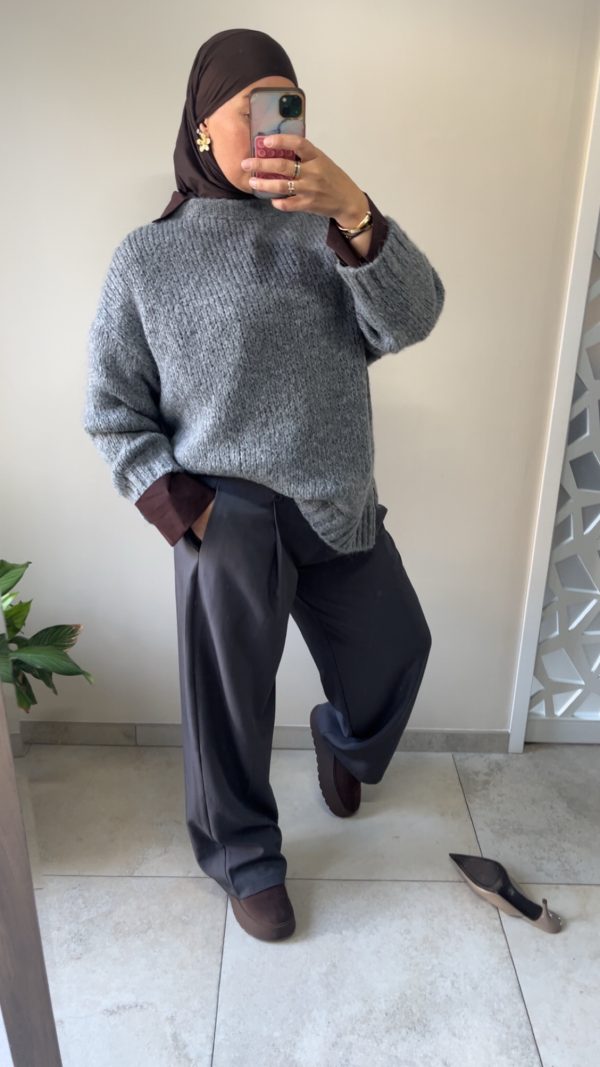 Pantalon Trendy gris