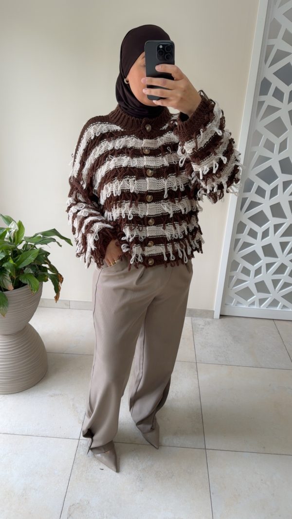 Cardigan marron