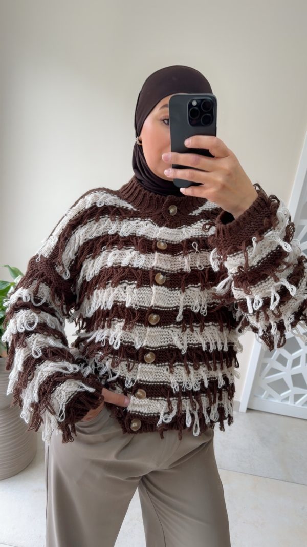 Cardigan marron
