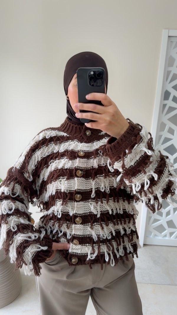 Cardigan marron