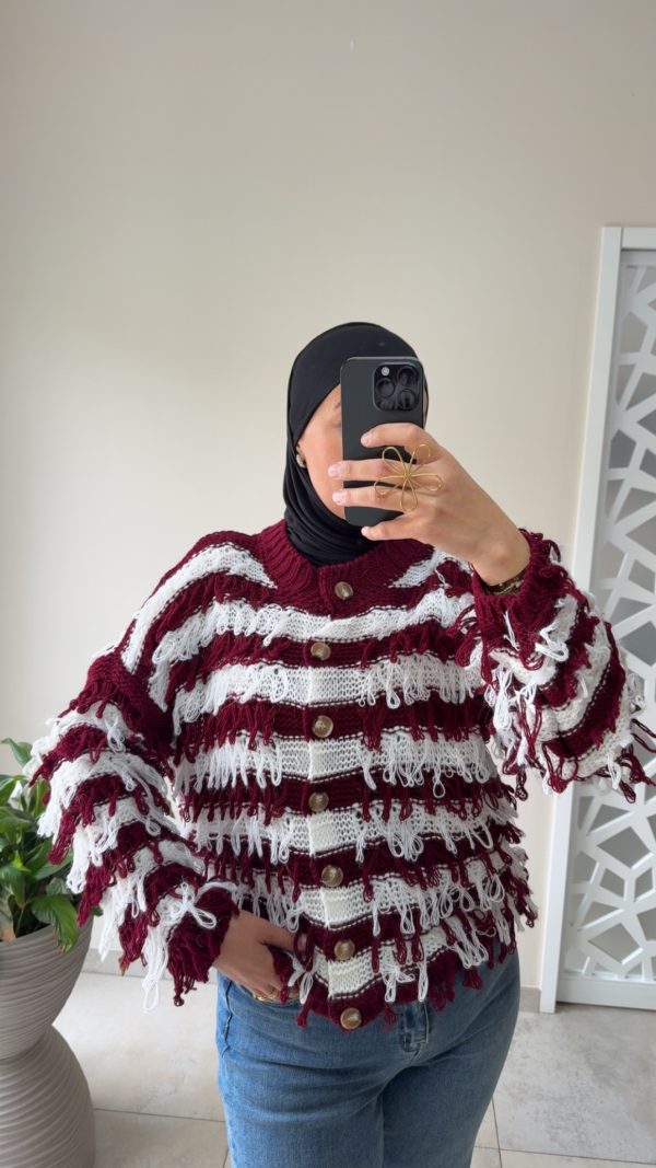 Cardigan bordeaux