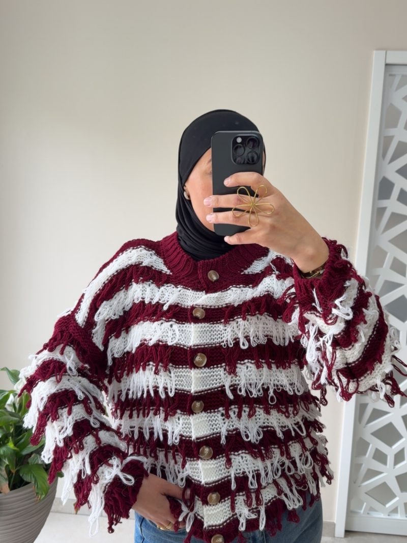 cjukmvnuyxbjagf0lzezljy0ljmumcaoavbob25lmtcsmtsgau9tidi2ljaumtsgz3ppcckgag-2 Cardigan bordeaux