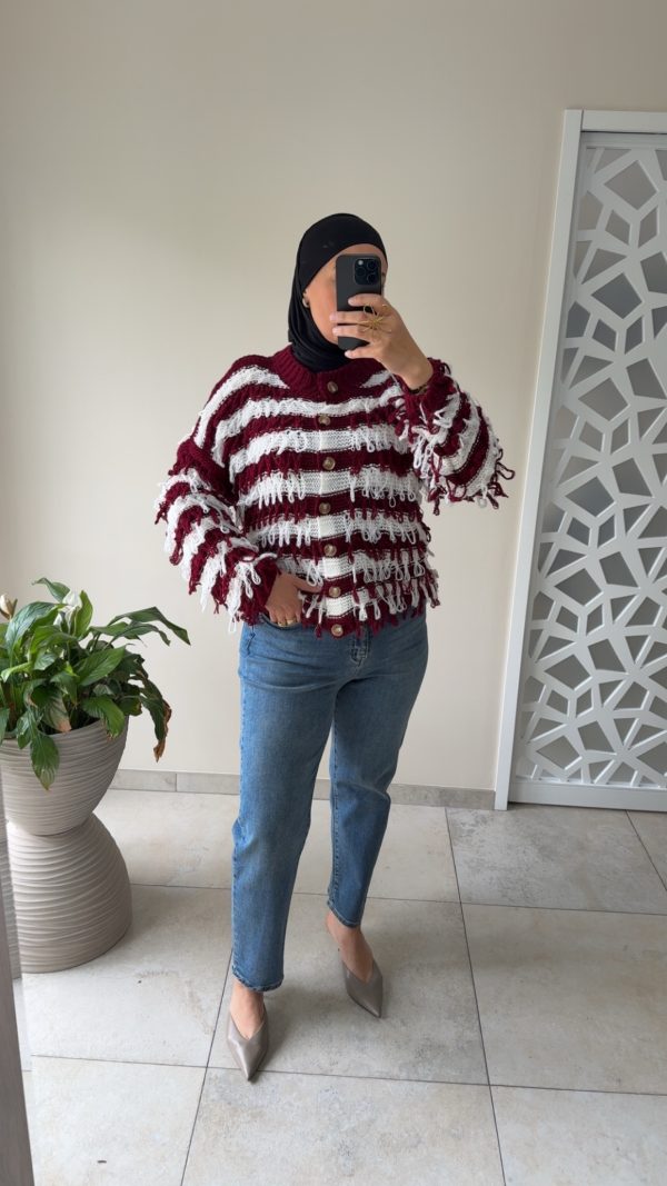 Cardigan bordeaux