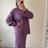 Ensemble loungewear prune