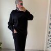 Ensemble loungewear noir